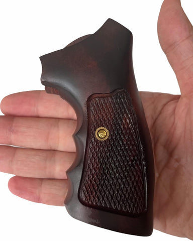 Handmade Hardwood Revolver Grip Set for Ruger Sp101