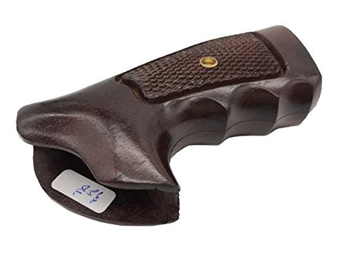 トイガン RHT SAA WOOD GRIP Handicraftgrips Grips Compatible with Rossi Small Frame Square