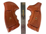 New Rossi Small Frame Square Butt Revolver Grips Checkered Hardwood Handmade #Rsw04