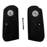 New Colt 1903 1908 Grips Silver Medallion Checkered Hardwood Handmade #C3w05