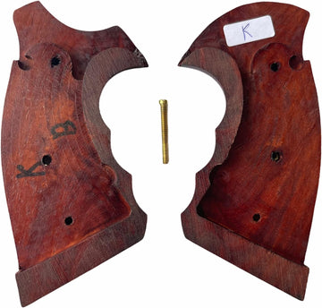 S&W K/L Frame Square Butt Walnut Wood Grips S&W K/L Frame Square Butt Walnut Wood Grips