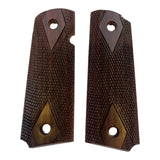 New Colt 1911 1991 Full Size Clones Springfield Grips Premium Hardwood Handmade Luxury Checkered Custom Design Unique Gift Birthday Anniversary Special Occasion by Handicraftgrips