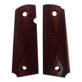 New Colt 1911 1991 Full Size Clones Springfield Grips Premium Hardwood Handmade Luxury Checkered Custom Design Unique Gift Birthday Anniversary Special Occasion by Handicraftgrips