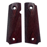 New Colt 1911 1991 Full Size Clones Springfield Grips Premium Hardwood Handmade Luxury Checkered Custom Design Unique Gift Birthday Anniversary Special Occasion by Handicraftgrips