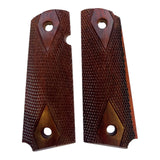 New Colt 1911 1991 Full Size Clones Springfield Grips Premium Hardwood Handmade Luxury Checkered Custom Design Unique Gift Birthday Anniversary Special Occasion by Handicraftgrips