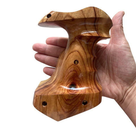 New Smith & Wesson K/L S&W K L Frame Square Butt Revolver Grips Hardwood Wood Finger Groove Smooth Handmade Beautiful Handcraft Special Design Grip Sport for Men Birthday Gift #Ksw42