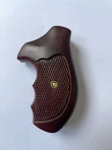handicraftgrips T2W12## New Taurus Model 85 856 M 85 M85 M856 .38 Special 2" 2 inch Grips Hard Wood Checkered Finger Groove Handmade Handcraft Birthday Gift Fathers Day Sport for Men Man Design