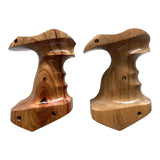 New Smith & Wesson K/L S&W K L Frame Square Butt Revolver Grips Hardwood Wood Finger Groove Smooth Handmade Beautiful Handcraft Special Design Grip Sport for Men Birthday Gift #Ksw42