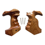 New Smith & Wesson K/L S&W K L Frame Square Butt Revolver Grips Hardwood Wood Finger Groove Smooth Handmade Beautiful Handcraft Special Design Grip Sport for Men Birthday Gift #Ksw42