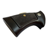 N Frame Square Butt Grips Compatible with Model 20 21 23 24 25 26 27 28 29 57 58 520 610 624 .44 Checkered Hard Wood Handmade by Handicraftgrips #NSW26