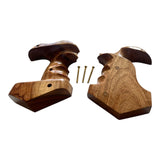 New Smith & Wesson K/L S&W K L Frame Square Butt Revolver Grips Hardwood Wood Finger Groove Smooth Handmade Beautiful Handcraft Special Design Grip Sport for Men Birthday Gift #Ksw42