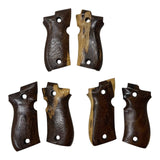 Beretta 81 84 F FS .380 81F 81FS 84F 84FS Custom Wooden Grips Handmade Hard Wood Smooth Finish Replacement Handle Classic Style Collector Birthday Christmas Gift #B8W63
