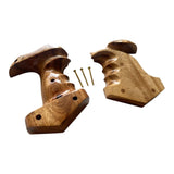 New Smith & Wesson K/L S&W K L Frame Square Butt Revolver Grips Hardwood Wood Finger Groove Smooth Handmade Beautiful Handcraft Special Design Grip Sport for Men Birthday Gift #Ksw42