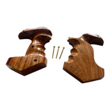 New Smith & Wesson K/L S&W K L Frame Square Butt Revolver Grips Hardwood Wood Finger Groove Smooth Handmade Beautiful Handcraft Special Design Grip Sport for Men Birthday Gift #Ksw42