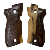 Beretta 81 84 F FS .380 81F 81FS 84F 84FS Custom Wooden Grips Handmade Hard Wood Smooth Finish Replacement Handle Classic Style Collector Birthday Christmas Gift #B8W63