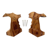 New Smith & Wesson K/L S&W K L Frame Square Butt Revolver Grips Hardwood Wood Finger Groove Smooth Handmade Beautiful Handcraft Special Design Grip Sport for Men Birthday Gift #Ksw42