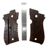 Beretta 81 84 F FS .380 81F 81FS 84F 84FS Custom Wooden Grips Handmade Hard Wood Smooth Finish Replacement Handle Classic Style Collector Birthday Christmas Gift #B8W63