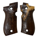 Beretta 81 84 F FS .380 81F 81FS 84F 84FS Custom Wooden Grips Handmade Hard Wood Smooth Finish Replacement Handle Classic Style Collector Birthday Christmas Gift #B8W63