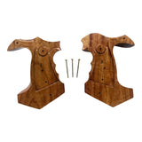 New Smith & Wesson K/L S&W K L Frame Square Butt Revolver Grips Hardwood Wood Finger Groove Smooth Handmade Beautiful Handcraft Special Design Grip Sport for Men Birthday Gift #Ksw42