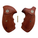 Smith & Wesson K/l Frame Round Butt Revolver Grips Hardwood Finger Groove Checkered Handmade 10 (post 1994) 12 13 19 460 500 547 581 586 64 65 66 (post 1995) 681 686 686 Plus 686 SSR Governor  #Krw26