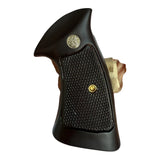 N Frame Square Butt Grips Compatible with Model 20 21 23 24 25 26 27 28 29 57 58 520 610 624 .44 Checkered Hard Wood Handmade by Handicraftgrips #NSW26