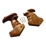 New Smith & Wesson K/L S&W K L Frame Square Butt Revolver Grips Hardwood Wood Finger Groove Smooth Handmade Beautiful Handcraft Special Design Grip Sport for Men Birthday Gift #Ksw42