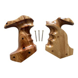 New Smith & Wesson K/L S&W K L Frame Square Butt Revolver Grips Hardwood Wood Finger Groove Smooth Handmade Beautiful Handcraft Special Design Grip Sport for Men Birthday Gift #Ksw42