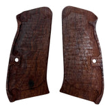 CCW15## New Cz75 Cz85 CZ 75 85 Cz 75/85 CZ P-01 CZ P-06 Compact Size Grips Hard Wood Smooth  Handmade Handcraft Beautiful Sport for Men Fathers Day Birthday Gift Premium Craft by Handicraftgrips