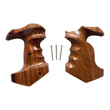 New Smith & Wesson K/L S&W K L Frame Square Butt Revolver Grips Hardwood Wood Finger Groove Smooth Handmade Beautiful Handcraft Special Design Grip Sport for Men Birthday Gift #Ksw42