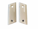 New Cz 2075 Rami Pistol Grips Smooth White Ivory Color Polymer Resin Handmade #Crr01