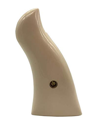 handicraftgrips KSR07## New Smith & Wesson K/L S&W K L Frame Square Butt Revolver Grips Smooth White Ivory Resin Handmade Handcraft Sport for Men Birthday Gift