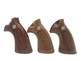 handicraftgrips Krw52## New Smith & Wesson S&W K/L K L Frame Round Butt Grips Hardwood Hard Wood Checkered Open Back Silver Medallions Handmade Handcraft Sport Men Birthday Newyear