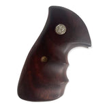 handicraftgrips Nsw43## New Smith & Wesson S&W N Frame Square Butt Grips Silver Medallions Smooth Finger Groove Checkered Open Back Hardwood Wood Handmade Sport for Men Birthday