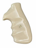 New Rossi Small Frame Square Butt Revolver Grips 67 68 69 71 351 511 515 518 720 971 972 Finger Groove Smooth White Ivory Resin Polymer Polyester Handmade Birthday Newyear Christmas Gift #RSR02