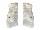 handicraftgrips New Cz75 Cz85 Cz 75/85 Compact Size Grips White Pearl Color Polymer Smooth Resin Handmade #Ccr01