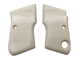 handicraftgrips B9R01## New Beretta 950 950B 950BS .22 Short .25 ACP Cut Out for Safety with Safety Cut Grips Smooth White Ivory Resin Polymer Handmade Beautiful Gift Birthday Christmas Newyears