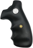 S&W J-Frame Square Butt Grips Handmade – Checkered Hardwood Wood / Silver Medallions | Fits Models 34 35 36 37 38 49 51 640 649 650 651 | Artisan Special Design Sport Grip for Men, Elegant Birthday, Christmas & New Year Gift for Men | JSW14