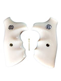 New Smith & Wesson S&W J Frame Square Butt Grips White Ivory Color S & W Smooth Resin Polymer Polyester Handmade Beautiful Handcraft Sport for Men Birthday Gift #JSR03