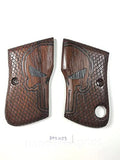 New Beretta 950 950B .22 Short .25 ACP Grips No Safety Cut without safety cut grips All Checkered hardwood handmade Hard Wood Laser beautiful Gift Sport for men #B9XW03