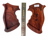 handicraftgrips New Smith & Wesson S&W N Frame Square Butt Grips Checkered Hardwood Wood Handmade #Nsw22