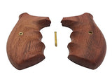 handicraftgrips Krw28## New Smith & Wesson S&W K/L K L Frame Round Butt Grips Hardwood Hard Wood Smooth Handmade Handcraft Beautiful Sport for Men Man Birthday Newyear