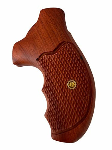 handicraftgrips T2W09## New Taurus Model 85 856 M 85 M85 M856 .38 Special 2" 2 inch Grips Hard Wood Checkered Finger Groove Handmade Handcraft Birthday Gift Fathers Day Sport for Men Man Design