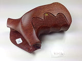 Smith & Wesson K/l Frame Square Butt Revolver Grips Hardwood Checkered Handmade #Ksw26