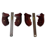 New Grips Rossi small frame round butt grips R352 R461 R462 six shot revolver chambered in .38 Special or .357 Magnum Grips Checkered Hardwood Hard Wood Handmade #RRW03