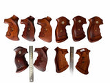 handicraftgrips New Smith & Wesson S&W N Frame Square Butt Grips Checkered Hardwood Wood Handmade #Nsw22