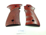 New LLAMA lll IIIA .380ACP 7 RD LLAMA7 Small Frame Grips - .22, .32, .380 Hardwood Wood Checkered Grips grips Handmade #L7W02
