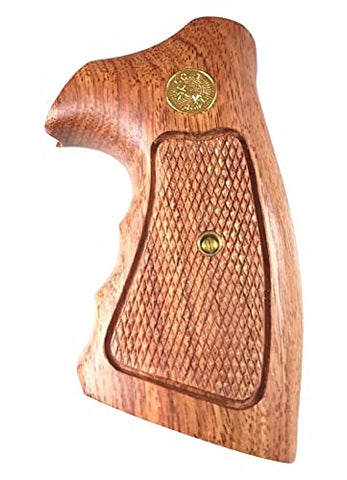 New Colt Python Grips I/ E I E Frame Checkered Hardwood Wood Handmade Gold Medallions Handcraft Birthday New year Christmas Gift Sport For Men Man #Pyw24