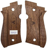 handicraftgrips B8W35## New Beretta 81 and 84 F/fs .380 81F 81FS 84F 84FS Grips Hard Wood Laser Logo Checkered Handmade Handraft Gift Birthday Christmas Newyear Sport for Men Skull Special Design