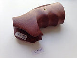 New Colt D Frame Long Square Butt Revolver Grips Police Positive Smooth Checkered Handmade #Cow02