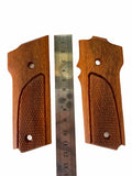 handicraftgrips New Smith and Wesson S&W Model 59 459 659 9 Mm Grips Hardwood Checkered Handmade #S5W04
